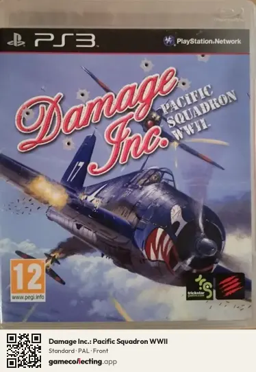 Damage Inc.: Pacific Squadron WWII PlayStation 3, PAL box front