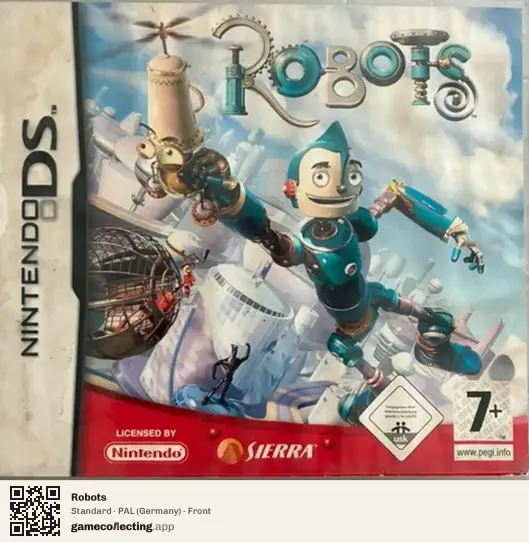 Robots Nintendo DS, Germany box front