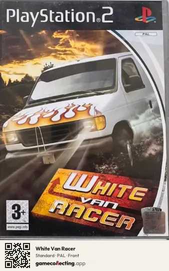White Van Racer PlayStation 2, PAL box front