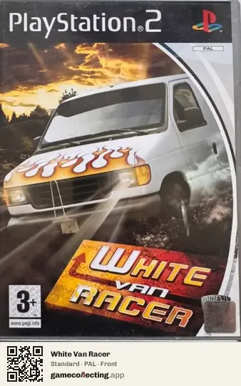 White Van Racer PlayStation 2, PAL box front