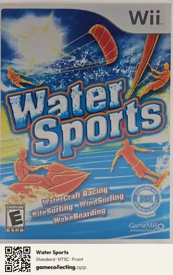 Water Sports Nintendo Wii, NTSC box front