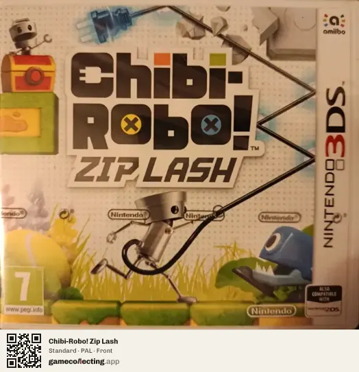Chibi-Robo! Zip Lash Nintendo 3DS, PAL box front