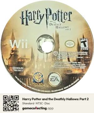 Harry Potter and the Deathly Hallows: Part 2 Nintendo Wii, NTSC disc