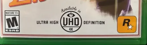L.A. Noire, the ESRB box on its front