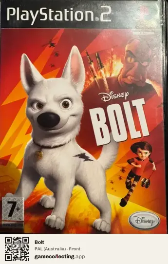 Bolt PlayStation 2, Australia box front