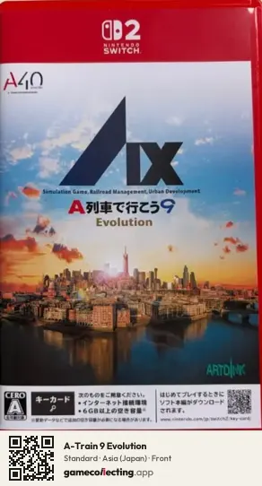 A-Train 9 Evolution Nintendo Switch 2, Asia box front