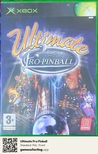Ultimate Pro Pinball Xbox, PAL box front