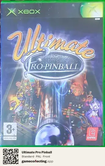 Ultimate Pro Pinball Xbox, PAL box front