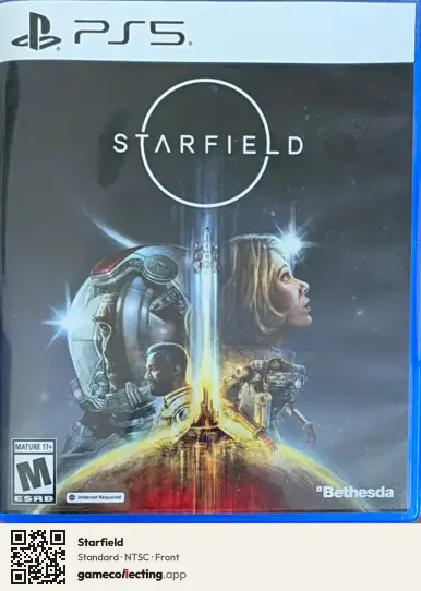 Starfield PlayStation 5, NTSC box front