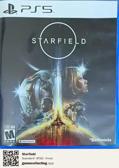 Starfield PlayStation 5, NTSC box front