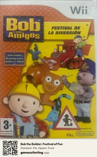 Bob the Builder: Festival of Fun Nintendo Wii, Spain box front
