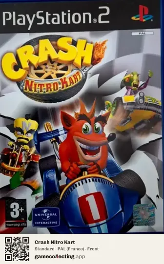Crash Nitro Kart PlayStation 2, France box front