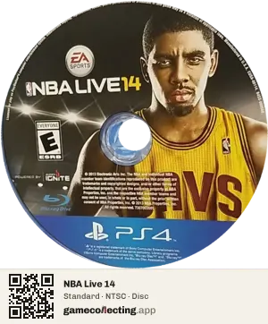 NBA Live 14 PlayStation 4, NTSC disc