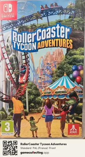 RollerCoaster Tycoon Adventures Nintendo Switch, France box front