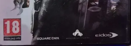 Just Cause 2, the PEGI square on its front