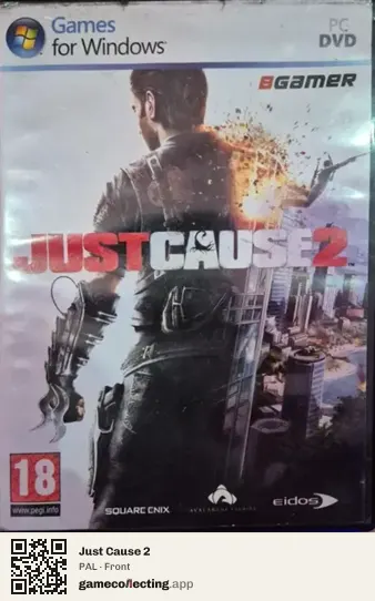 Just Cause 2 Computer, PAL box front