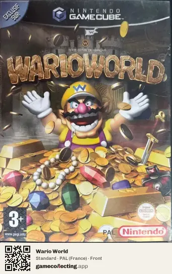 Wario World Nintendo GameCube, France box front