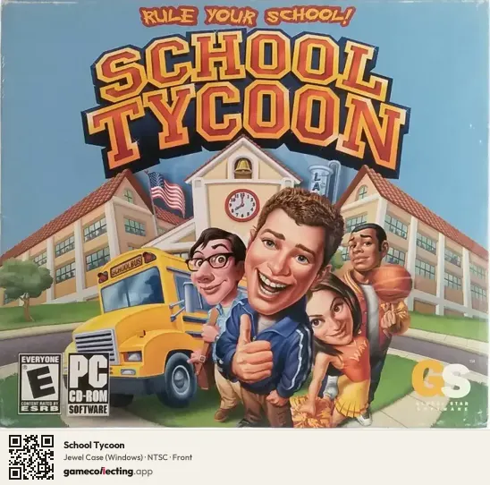 School Tycoon Computer, NTSC box front