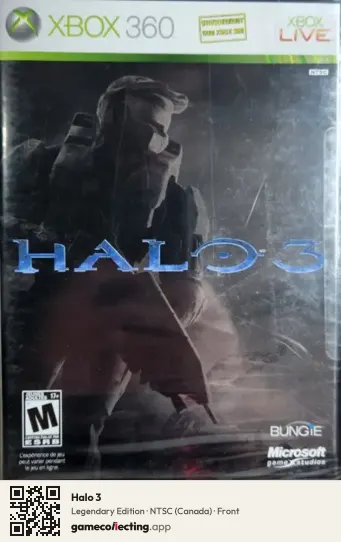 Halo 3 Xbox 360, Canada box front