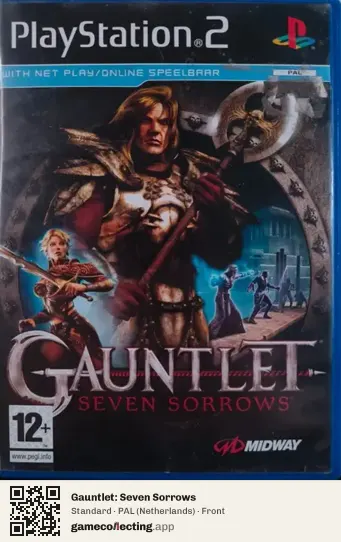 Gauntlet: Seven Sorrows PlayStation 2, Netherlands box front
