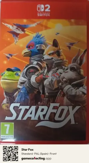 Star Fox Nintendo Switch 2, Spain box front
