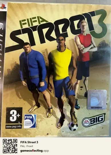 FIFA Street 3 PlayStation 3, PAL box front