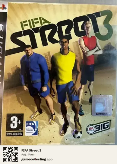 FIFA Street 3 PlayStation 3, PAL box front
