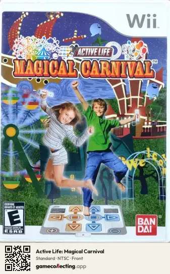 Active Life: Magical Carnival Nintendo Wii, NTSC box front
