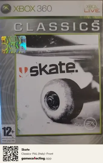 Skate Xbox 360, Italy box front