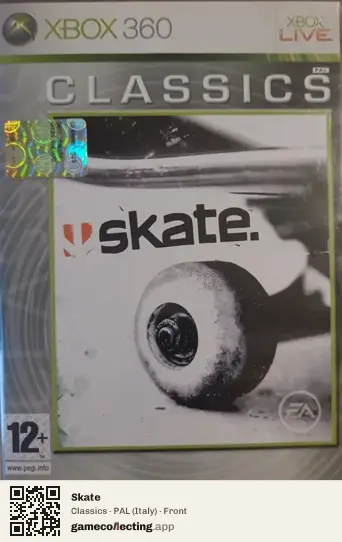 Skate Xbox 360, Italy box front