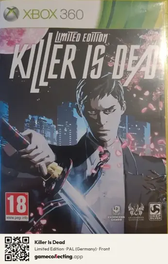 Killer Is Dead Xbox 360, Germany box front