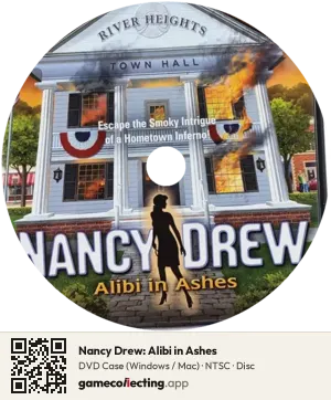 Nancy Drew: Alibi in Ashes Computer, NTSC disc