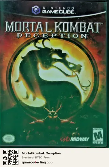 Mortal Kombat: Deception Nintendo GameCube, NTSC box front
