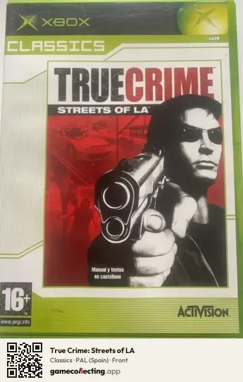 True Crime: Streets of LA Xbox, Spain box front
