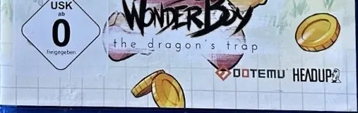 Wonder Boy: The Dragon's Trap, the USK square on its front