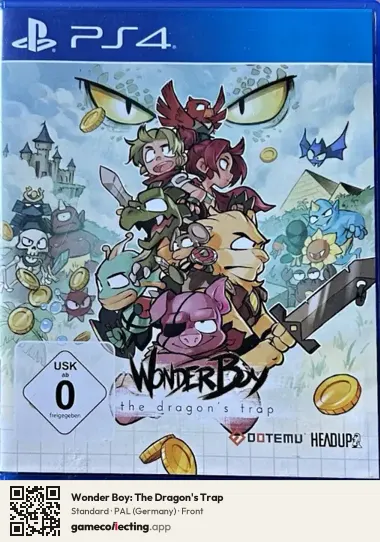 Wonder Boy: The Dragon's Trap PlayStation 4, Germany box front