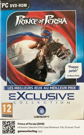 Prince of Persia (2008) Computer, France box front