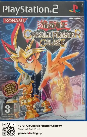 Yu-Gi-Oh Capsule Monster Coliseum PlayStation 2, PAL box front