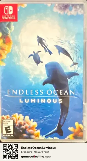 Endless Ocean Luminous Nintendo Switch, NTSC box front