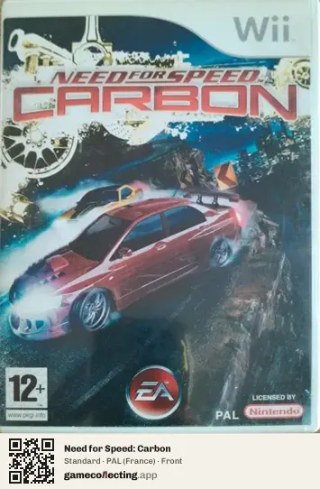 Need for Speed: Carbon Nintendo Wii, France box front