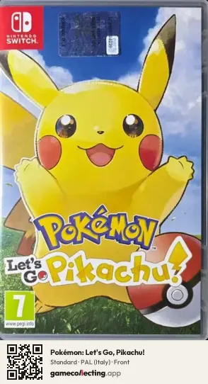 Pokémon: Let's Go, Pikachu! Nintendo Switch, Italy box front
