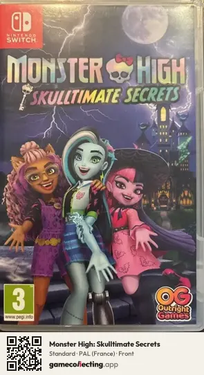 Monster High: Skulltimate Secrets Nintendo Switch, France box front