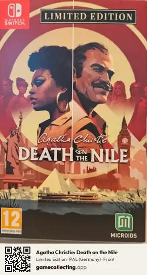 Agatha Christie: Death on the Nile Nintendo Switch, Germany box front