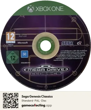 Sega Genesis Classics Xbox One, PAL disc