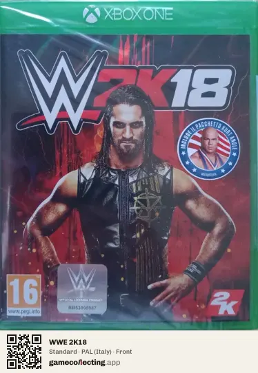 WWE 2K18 Xbox One, Italy box front