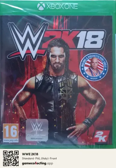 WWE 2K18 Xbox One, Italy box front