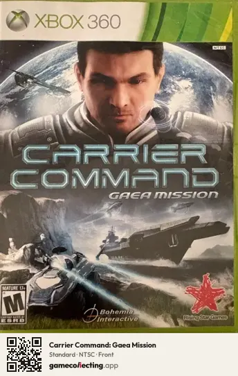 Carrier Command: Gaea Mission Xbox 360, NTSC box front