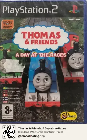 Thomas & Friends: A Day at the Races PlayStation 2, Nordic countries box front