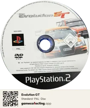 Evolution GT PlayStation 2, PAL disc