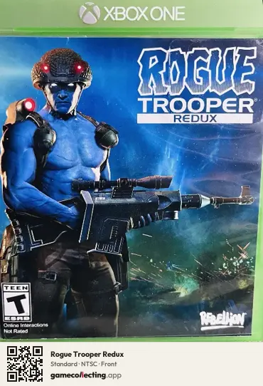 Rogue Trooper Redux Xbox One, NTSC box front